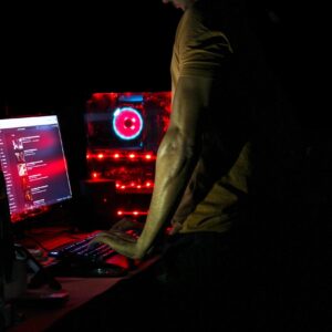 biceps, bodybuilder, pc, fitness, gym, strong, man, body, muscular, athlete, exercise, designer, lifestyle, healthy, fit, working, gamer, photographer, working on pc, low light, night photography, indoor, black fitness, black laptop, black work, black gym, black exercise, black healthy, black workout, black photography, black body, gamer, gamer, gamer, gamer, gamer